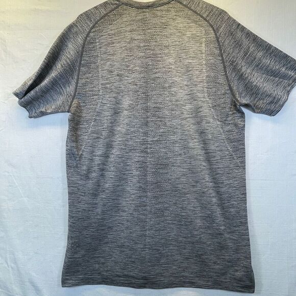 Lululemon Gray Metal Vent Tech Athletic Performance Short Sleeve T-Shirt Medium - Picture 7 of 8